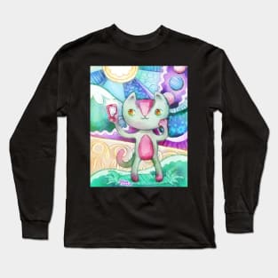 Selfie Cat Long Sleeve T-Shirt